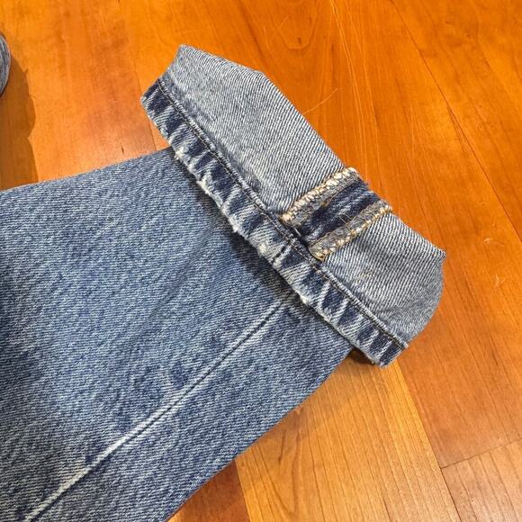 Vintage Levi's 501 " Chrome Hearts " patchwork crosses womens jeans 2000s 00s - Picture 12 of 16